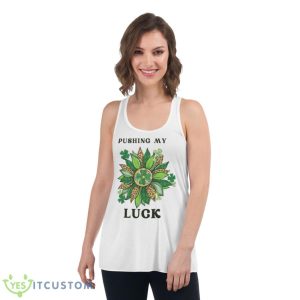 Pushing My Lucky Vintage Shirt - Women's Flowy Racerback Tank