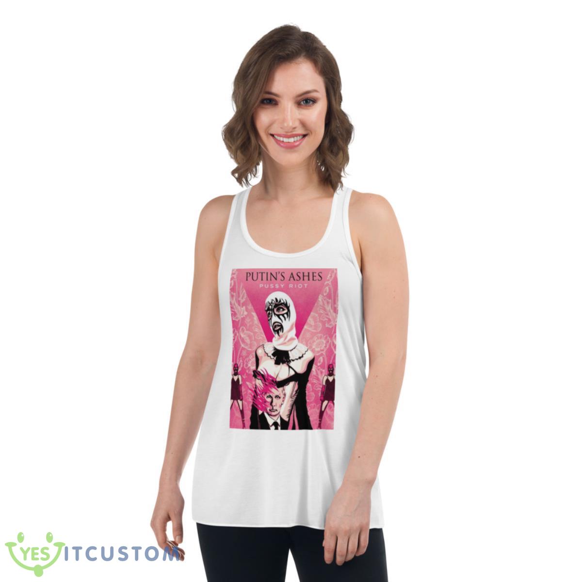 Putin Ashes Pussy RioShirt 4 Putin Ashes Pussy RioShirt - Women's Flowy Racerback Tank