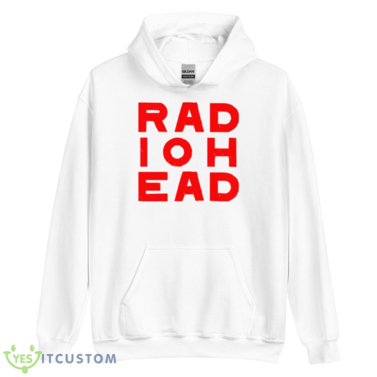 Radiohead Red Logo Typ Shirt 3 Radiohead Red Logo Typ Shirt - Unisex Heavy Blend Hooded Sweatshirt