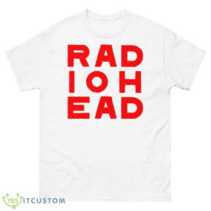 Radiohead Red Logo Typ Shirt - 500 Men’s Classic Tee Gildan