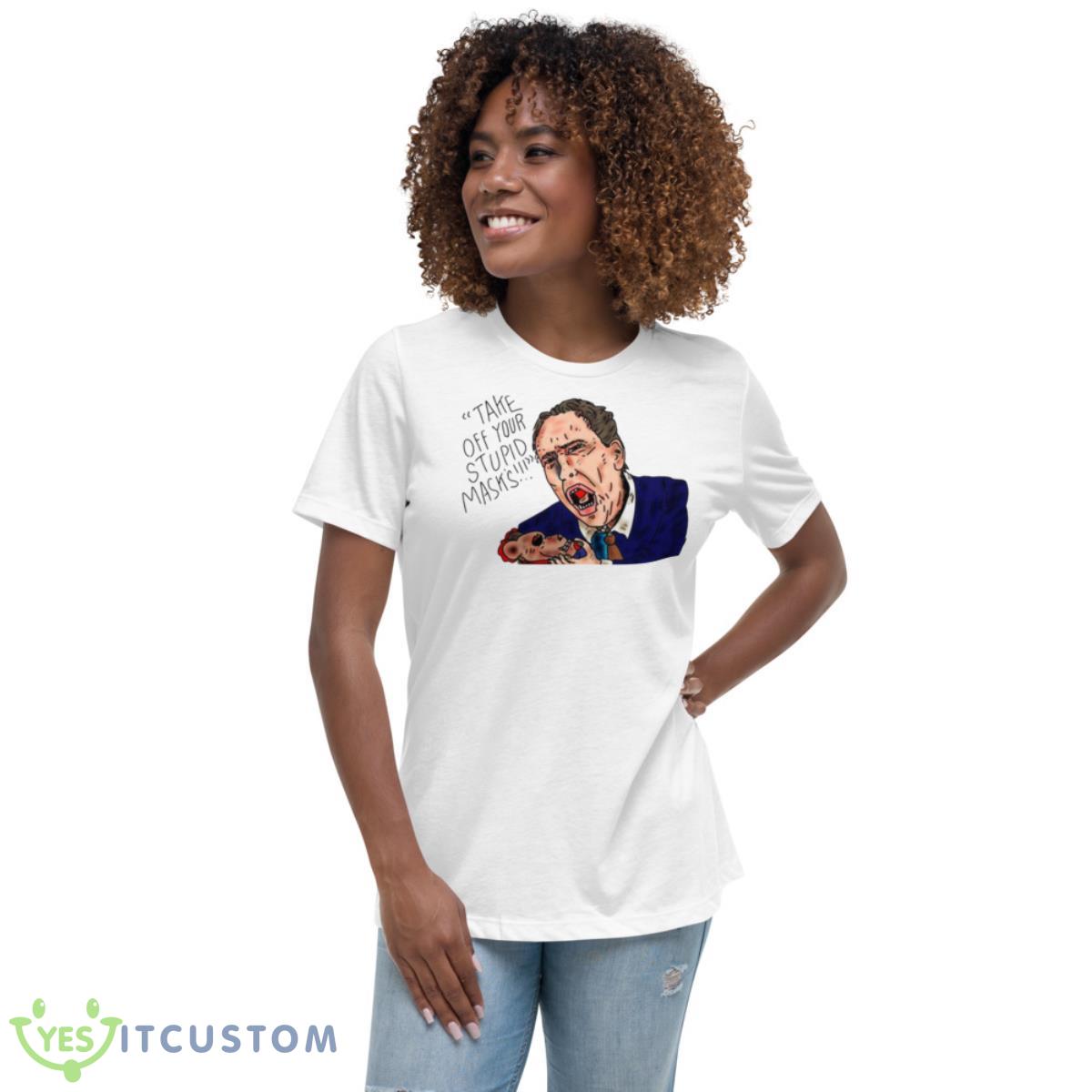 Raising Arizona Take Off Your Stupid Masks Shirt 5 Raising Arizona Take Off Your Stupid Masks Shirt - Women's Relaxed Short Sleeve Jersey Tee