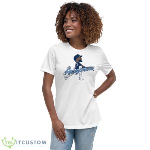 Randy Arozarena Caricature Shirt - Women's Relaxed Short Sleeve Jersey Tee