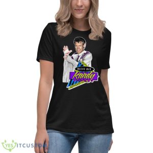 Randy Travis Three Wooden Crosses Shirt - Women's Relaxed Short Sleeve Jersey Tee