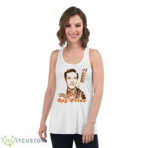Ray Price Heartaches By The Number Shirt 8 Ray Price Heartaches By The Number Shirt - Women's Flowy Racerback Tank