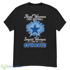 Real Women Love Football Smart Women Love The Dallas Cowboy 2023 Logo Shirt - G500 Men’s Classic T-Shirt