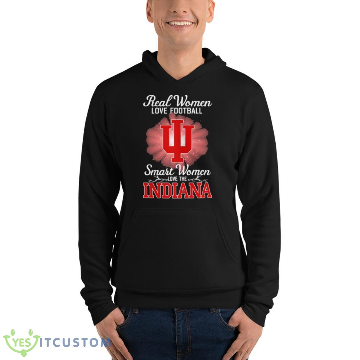 Real Women Love Football Smart Women Love The Indiana Hoosiers 2023 Logo Shirt 4 Real Women Love Football Smart Women Love The Indiana Hoosiers 2023 Logo Shirt - Unisex Fleece Pullover Hoodie