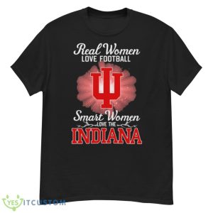 Real Women Love Football Smart Women Love The Indiana Hoosiers 2023 Logo Shirt - G500 Men’s Classic T-Shirt