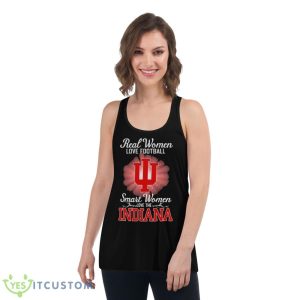 Real Women Love Football Smart Women Love The Indiana Hoosiers 2023 Logo Shirt 10 Real Women Love Football Smart Women Love The Indiana Hoosiers 2023 Logo Shirt - Women's Flowy Racerback Tank