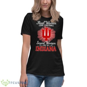 Real Women Love Football Smart Women Love The Indiana Hoosiers 2023 Logo Shirt 11 Real Women Love Football Smart Women Love The Indiana Hoosiers 2023 Logo Shirt - Women's Relaxed Short Sleeve Jersey Tee