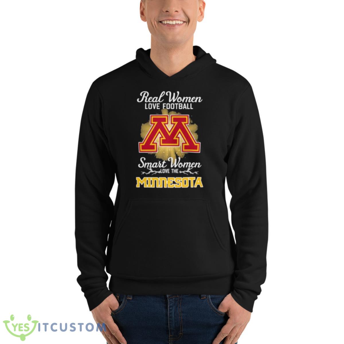 Real Women Love Football Smart Women Love The Minnesota Golden Gophers 2023 Logo Shirt 4 Real Women Love Football Smart Women Love The Minnesota Golden Gophers 2023 Logo Shirt - Unisex Fleece Pullover Hoodie
