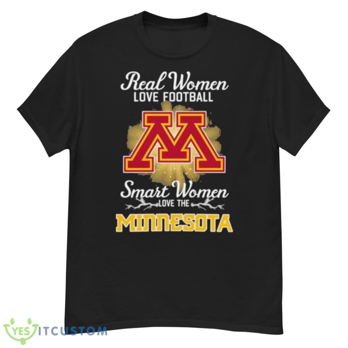 Real Women Love Football Smart Women Love The Minnesota Golden Gophers 2023 Logo Shirt 12 Real Women Love Football Smart Women Love The Minnesota Golden Gophers 2023 Logo Shirt - G500 Men’s Classic T-Shirt