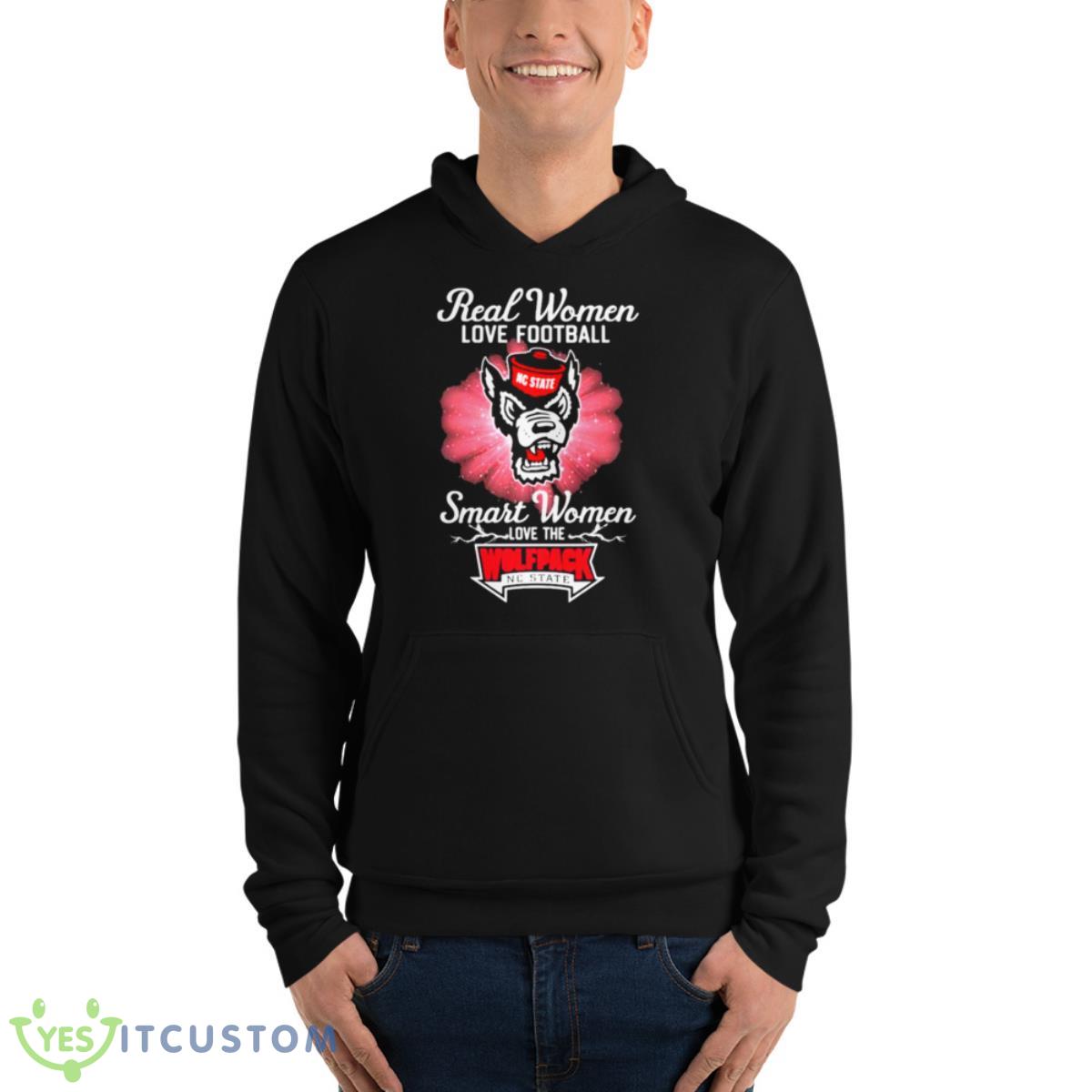 Real Women Love Football Smart Women Love The NC State Wolfpack 2023 Logo Shirt 4 Real Women Love Football Smart Women Love The NC State Wolfpack 2023 Logo Shirt - Unisex Fleece Pullover Hoodie