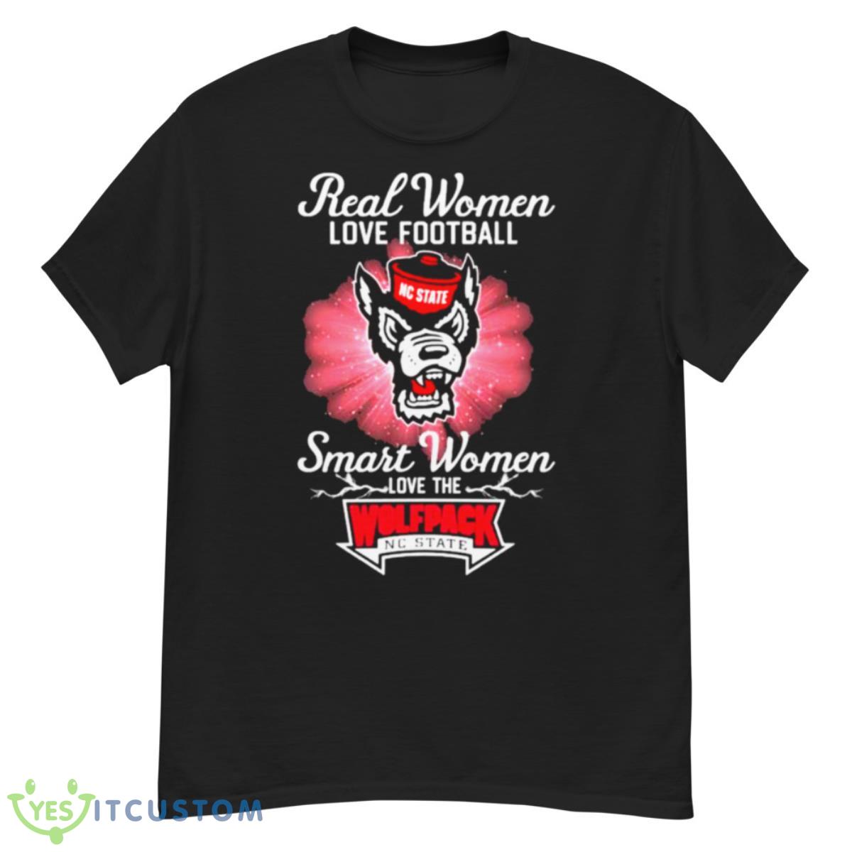 Real Women Love Football Smart Women Love The NC State Wolfpack 2023 Logo Shirt 12 Real Women Love Football Smart Women Love The NC State Wolfpack 2023 Logo Shirt - G500 Men’s Classic T-Shirt
