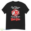 Real Women Love Football Smart Women Love The Utah Utes 2023 Logo Shirt - G500 Men’s Classic T-Shirt