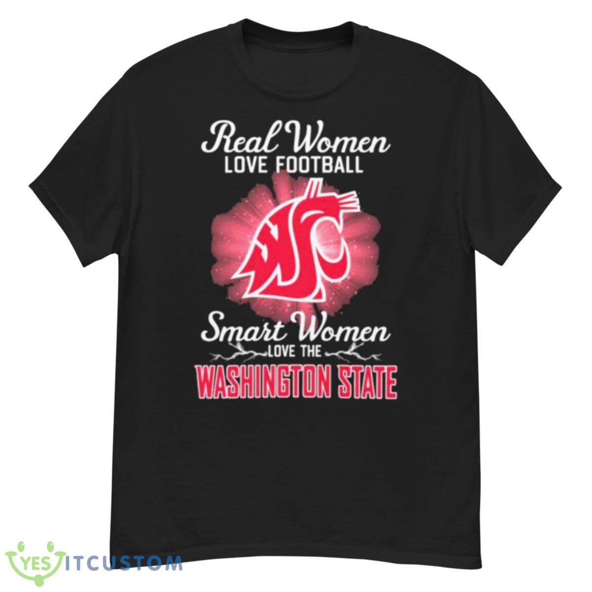 Real Women Love Football Smart Women Love The Washington State Cougars 2023 Logo Shirt 12 Real Women Love Football Smart Women Love The Washington State Cougars 2023 Logo Shirt - G500 Men’s Classic T-Shirt