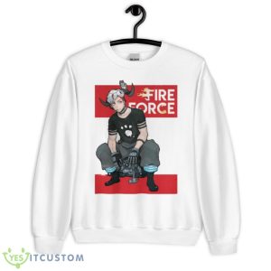 Red Design Shinra Fire Force Shirt - Unisex Heavy Blend Crewneck Sweatshirt