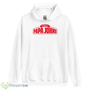 Red Papa John’s Pizza Logo Shirt 7 Red Papa John’s Pizza Logo Shirt - Unisex Heavy Blend Hooded Sweatshirt