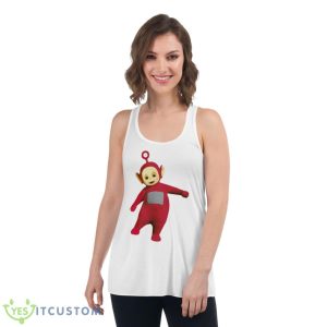 Red Po Teletubbies Shirt - Women's Flowy Racerback Tank