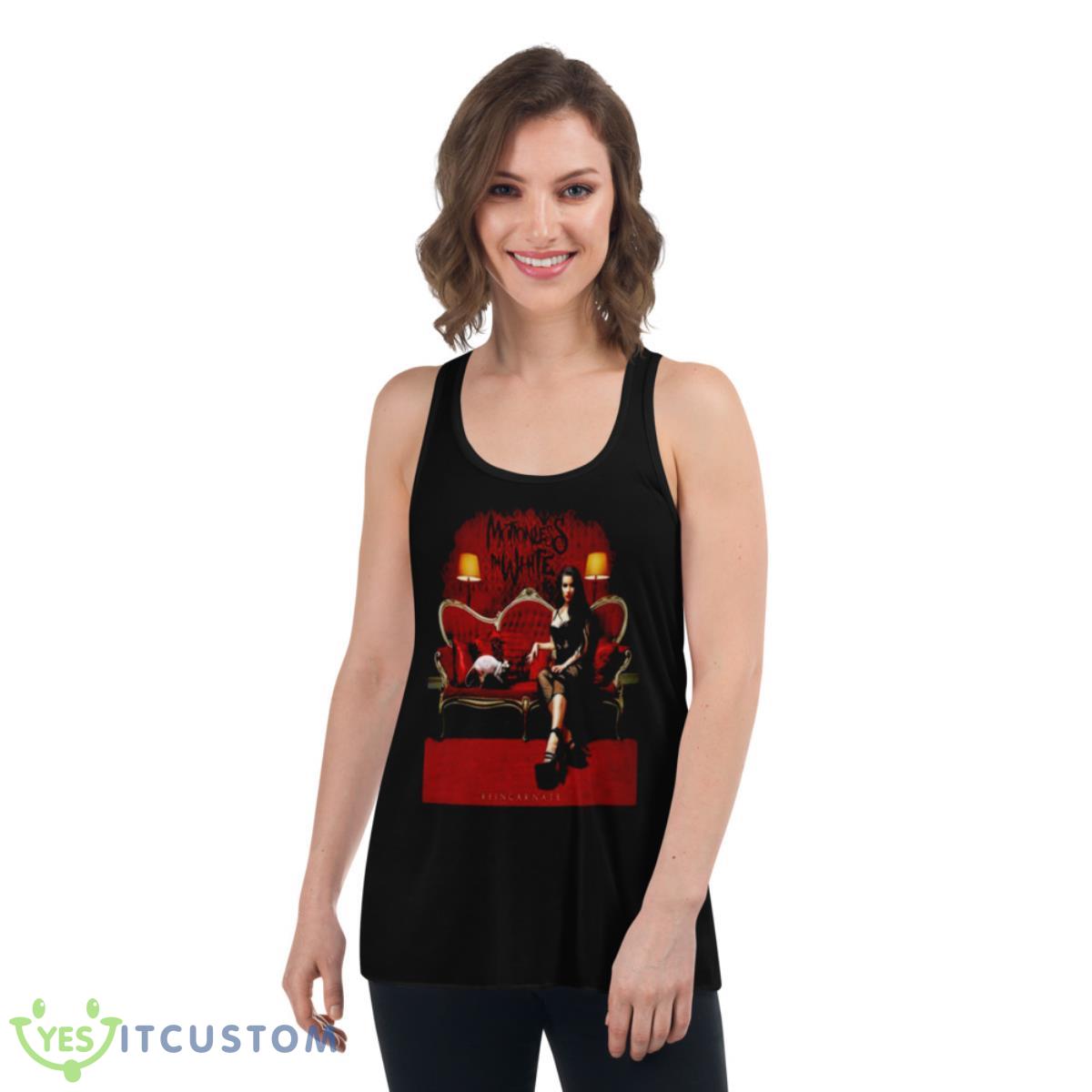 Reincarnate Motionless Album Shirt 5 Reincarnate Motionless Album Shirt - Women's Flowy Racerback Tank