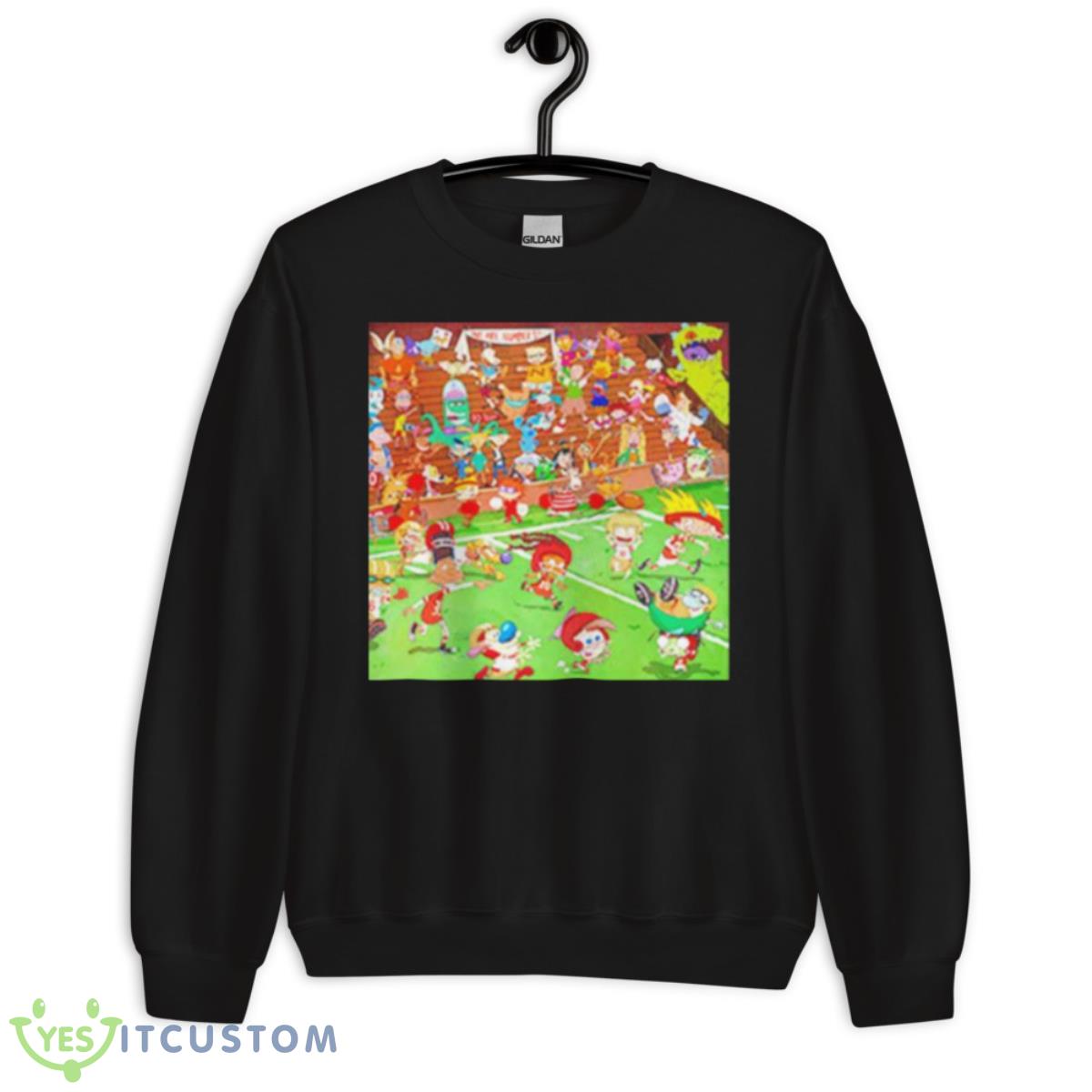 Ren And Stimpy Football Shirt 3 Ren And Stimpy Football Shirt - Unisex Crewneck Sweatshirt