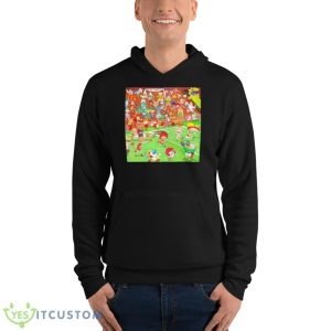 Ren And Stimpy Football Shirt 9 Ren And Stimpy Football Shirt - Unisex Fleece Pullover Hoodie