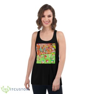 Ren And Stimpy Football Shirt 10 Ren And Stimpy Football Shirt - Women's Flowy Racerback Tank