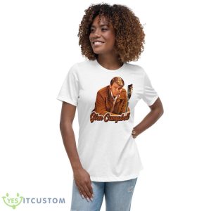 Retro 70s Colorway Glen Campbell Shirt - Women's Relaxed Short Sleeve Jersey Tee