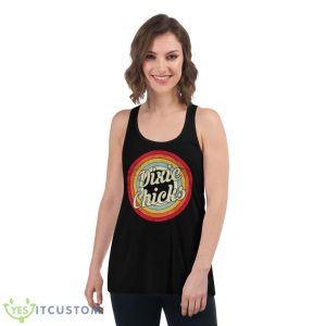 Retro Style Dixie Chicks Shirt 10 Retro Style Dixie Chicks Shirt - Women's Flowy Racerback Tank