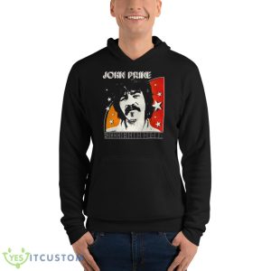 Retro Tribute John Prine Shirt - Unisex Fleece Pullover Hoodie