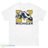 Retro University Of Michigan Wolverines 2023 Shirt - 500 Men’s Classic Tee Gildan
