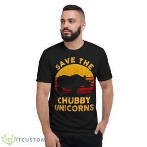 Rhino Save The Chubby Unicorn Shirt - Short Sleeve T-Shirt