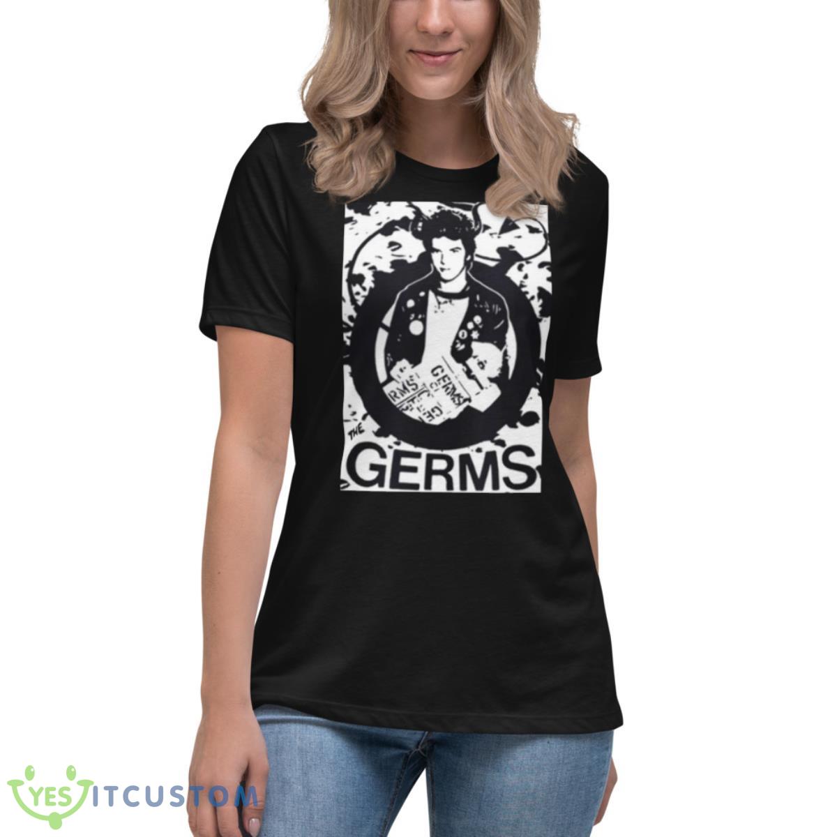 Richie Dagger’s Crime Germs Band Shirt 6 Richie Dagger’s Crime Germs Band Shirt - Women's Relaxed Short Sleeve Jersey Tee