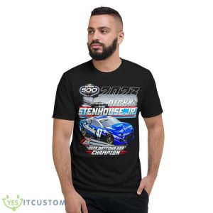 Ricky Stenhouse Jr. Checkered Flag 2023 Daytona 500 Past Champion Shirt - Short Sleeve T-Shirt