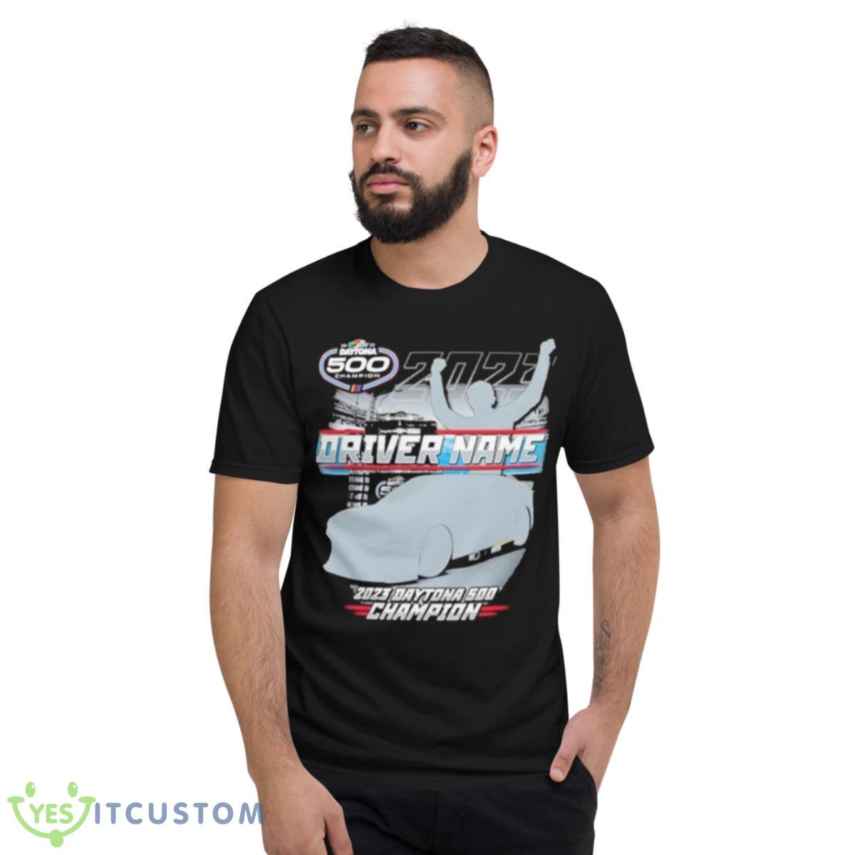 Ricky Stenhouse Jr. Checkered Flag 2023 Daytona 500 Past Champion Shirt 2 Ricky Stenhouse Jr. Checkered Flag 2023 Daytona 500 Past Champion Shirt - Short Sleeve T-Shirt