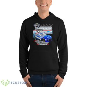 Ricky Stenhouse Jr. Checkered Flag 2023 Daytona 500 Past Champion Shirt - Unisex Fleece Pullover Hoodie