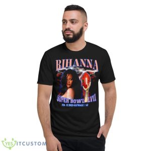 Rihanna Football Super Bowl LVII American Football Feb 12 2023 Shirt - Short Sleeve T-Shirt