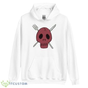 Rin’s Shirt Cute Skull Logo Ajin Demi Human Shirt - Unisex Heavy Blend Hooded Sweatshirt