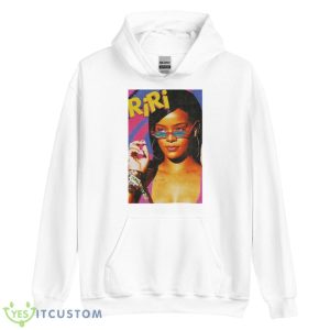 Riri Colored Graphic Rihanna Shirt - Unisex Heavy Blend Hooded Sweatshirt