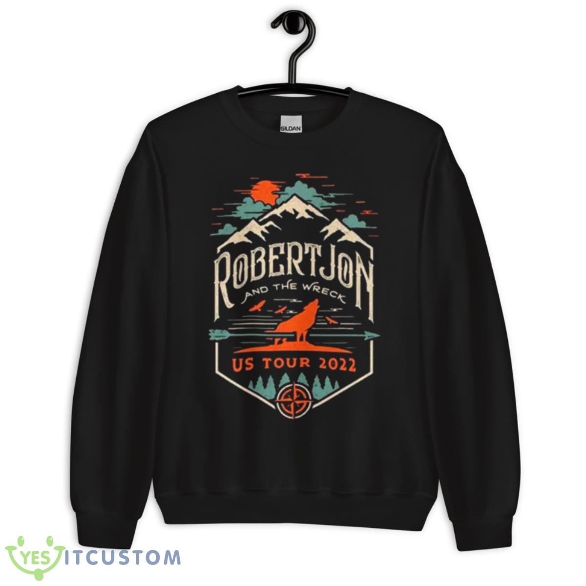 Robert Jon And The Wreck Fall US Tour 2022 Shirt 3 Robert Jon And The Wreck Fall US Tour 2022 Shirt - Unisex Crewneck Sweatshirt