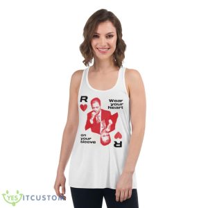 Rocco Siffredi Wear Your Heart On Your Sleeve Shirt - Women's Flowy Racerback Tank