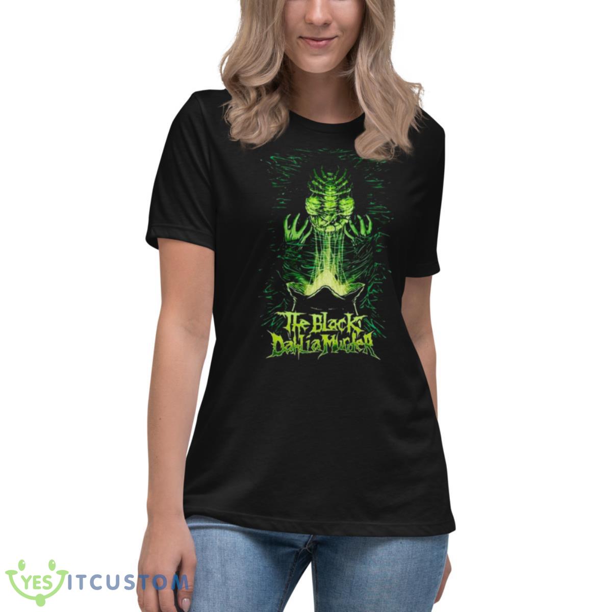 Rock Band The Black Dahlia Murder Shirt 6 Rock Band The Black Dahlia Murder Shirt - Women's Relaxed Short Sleeve Jersey Tee