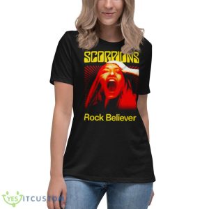 Rock Believer Scorpions Shirt - Women's Relaxed Short Sleeve Jersey Tee