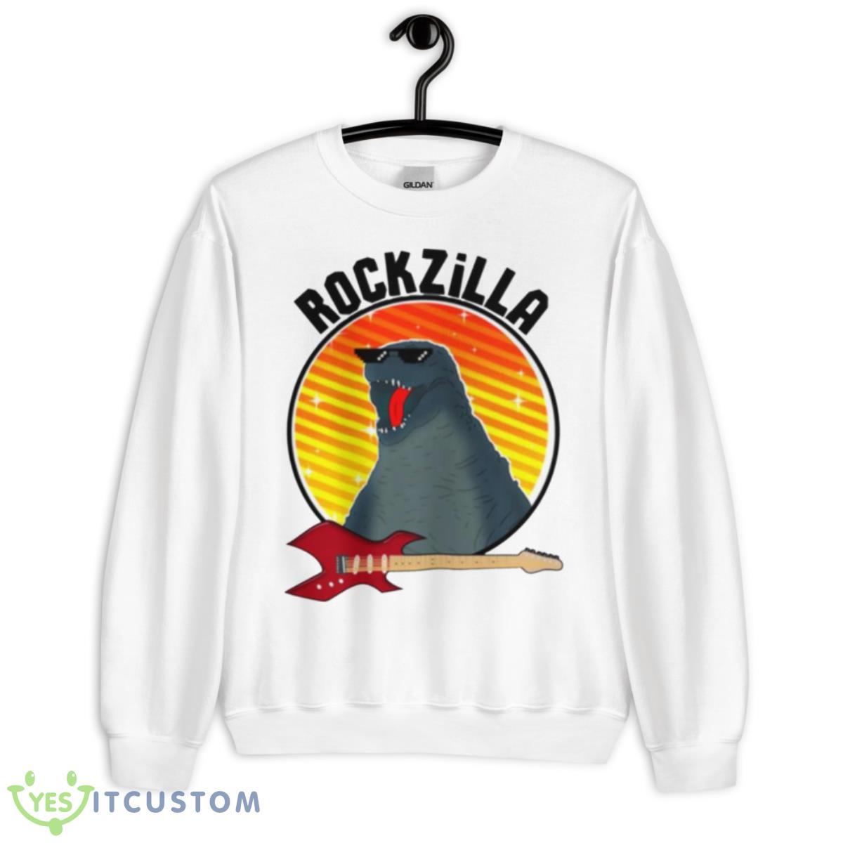 Rockzilla Supersonic Strenght Shirt 2 Rockzilla Supersonic Strenght Shirt - Unisex Heavy Blend Crewneck Sweatshirt