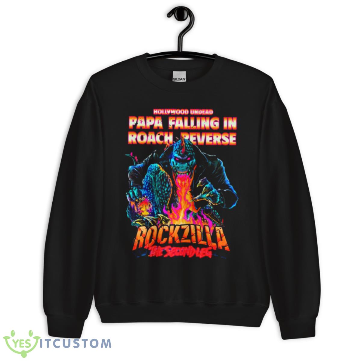 Rockzilla The Second Leg Papa Roach Shirt 3 Rockzilla The Second Leg Papa Roach Shirt - Unisex Crewneck Sweatshirt