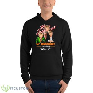 Rod Stewart 54th Anniversary 1969 2023 Signature Shirt - Unisex Fleece Pullover Hoodie