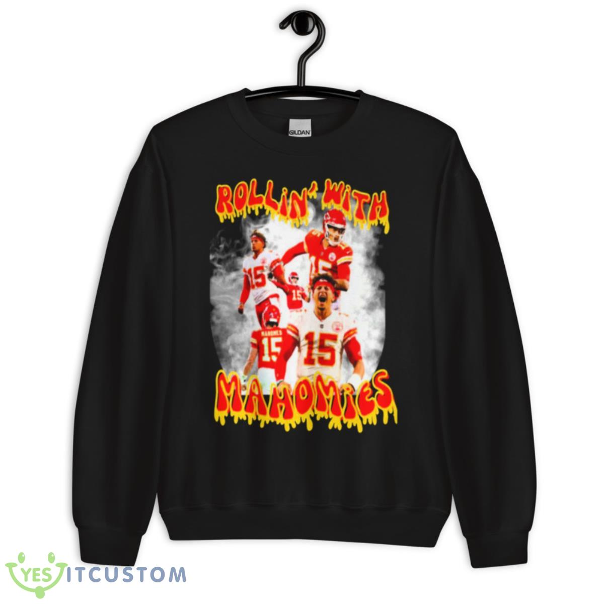Rollin With Mahomies Kansas City Shirt 3 Rollin With Mahomies Kansas City Shirt - Unisex Crewneck Sweatshirt