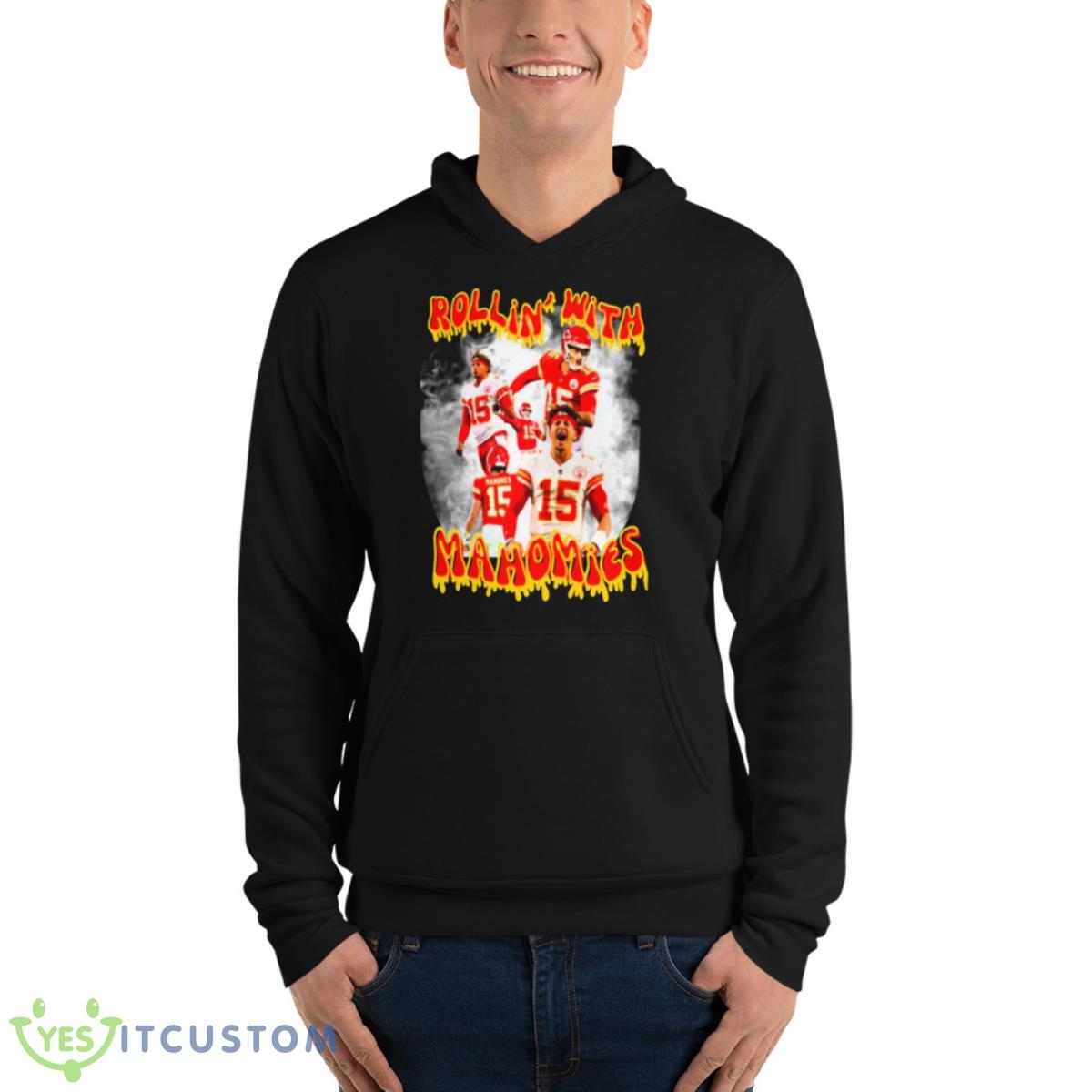 Rollin With Mahomies Kansas City Shirt 4 Rollin With Mahomies Kansas City Shirt - Unisex Fleece Pullover Hoodie