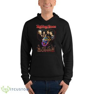 Rolling Stone 61st Anniversary 1962 – 2023 Thank You For The Memories Signatures Vintage Shirt - Unisex Fleece Pullover Hoodie
