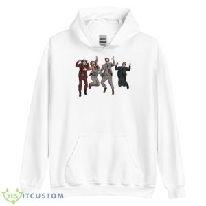 Ron Burgundy Anchorman Crew Jumping Shirt - Unisex Heavy Blend Hooded Sweatshirt