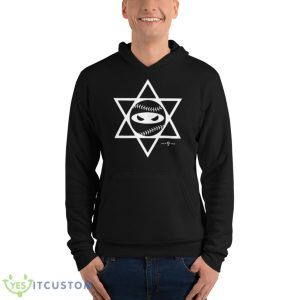 Rotowear Merch Pitching Ninja Israel Edition Shirt - Unisex Fleece Pullover Hoodie